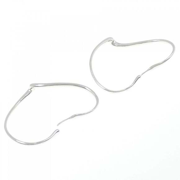 TIFFANY Authentic Silver Heart Earrings - Picture 3 of 4